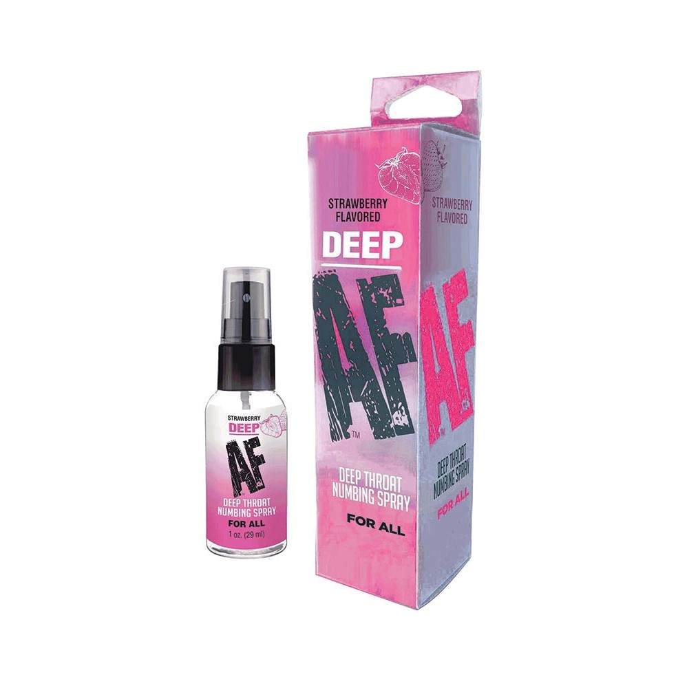 Deep AF Deep Throat Spray-Strawberry